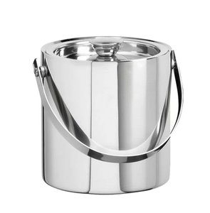 Stainless Steel Insulated Ice Bucket for Wine <b>LED</b> <b>Lighted</b> Leak Proof Party Use in Bar Restaurant Hotel - Product Image 3