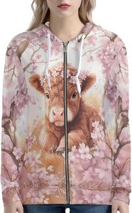 Sudadera con capucha y cremallera para mujer, adolescentes y niñas, otoño-invierno, lavada, lisa, informal, transpirable, tallas XS-5XL - Product Image 2