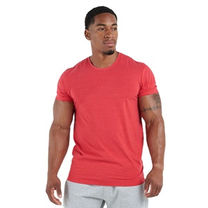 Personnalisé Polyester Spandex Léger Respirant Muscle Fitness Workout Running Tops Hommes Gym Séchage Rapide t-shirt - Product Image 3