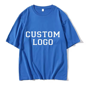 Camiseta Personalizada Extra Grande de Manga Corta, Cuello Redondo, Algodón, para Publicidad, de Alta Calidad, con Hombros Caídos - Product Image 5