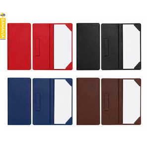 Portefeuille pliable en cuir synthétique Samavia pour cartes de scores, compétition sportive |   Personnalisable en cuir PU, durable et portable - Product Image 4