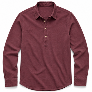 Camisa de Vestir para Hombre, Corte Regular, Cuello Alto, Ecológica, Transpirable, de Algodón Jacquard ODM, con un Solo Botón, 240g, Manga Larga - Product Image 4