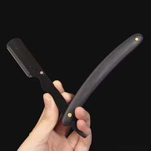 Professional Straight <b>Edge</b> Stainless Steel Sharp Barber Razor Folding Shaving razor Trimmer Manual Shaver for Face Body - Product Image 5