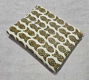 Tela estampada a mano de Jaipur, tela de algodón estampada a mano, tela india hecha a mano para vestidos, proveedor mayorista de tela de algodón. - Product Image 5