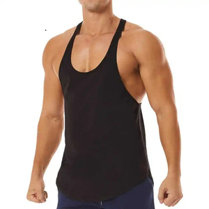 Débardeurs sans manches pour hommes les plus vendus – Été, écologiques, personnalisables, séchage rapide, tricotés, couleur unie, pour la gym et l'entraînement - Product Image 6