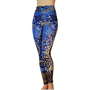 Leggings Estampados de Cintura Alta para Mujer, Ropa Deportiva Elástica para Yoga, Sublimación, Tejido de Punto, Spandex, Poliéster - Product Image 5