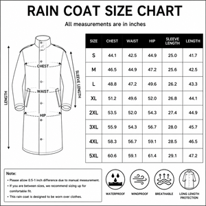 Imperméable haute visibilité vert lime pour homme, long, imperméable, pour le cyclisme, la marche, avec capuche, coupe-vent, imperméable de sécurité - Product Image 6