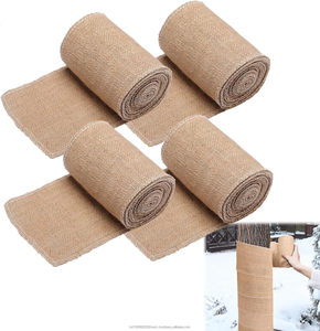 Enveloppes de protection pour arbres en jute naturelle 100 % écologiques, 5 pouces x 16 pieds, rouleaux de jute pour protéger les troncs des arbres de jardinage - Product Image 4