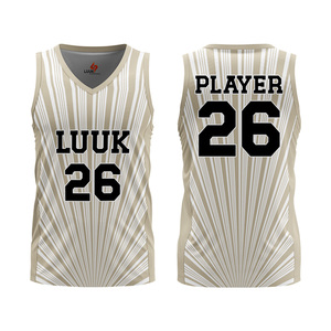 Camisetas Deportivas Personalizadas con Cuello en V, 100% Poliéster, Transpirables, de Secado Rápido, para Hombre, Tallas Grandes, para Baloncesto - Product Image 3