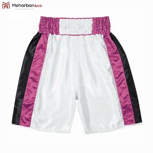 Pantalones cortos de boxeo a rayas laterales para hombre y adulto, de seda multicolor, transpirables, cómodos - Product Image 4