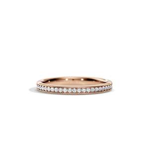Anillo de boda unisex chapado en oro de 14k con diamantes de corte brillante redondo, estilo de lujo, color D, diamantes cultivados en laboratorio. - Product Image 1