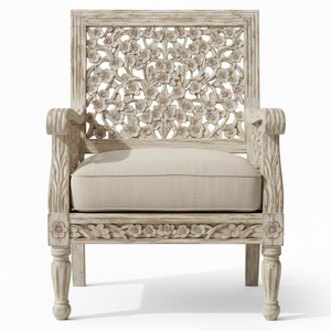 Fauteuil d'appoint moderne avec coussin moelleux et pieds en bois pour salon et chambre à coucher, disponible à la vente en gros - Product Image 1