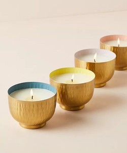 ชุดเชิงเทียนโลหะสีทองหรูหรา ดีไซน์ลายตอกตกแต่ง สำหรับตกแต่งบ้าน - Product Image 6