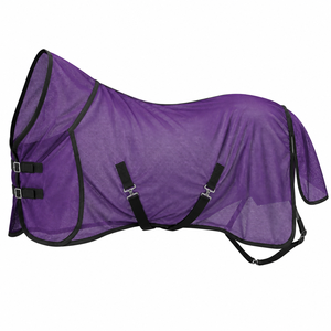 Manta de malla transpirable para caballo para clima cálido, correas ligeras, carcasa de malla impermeable, para todas las estaciones, lavable a máquina - Product Image 4