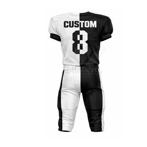 Uniforme de football américain Dynamic Team, tissu respirant, coutures solides et design résistant à la décoloration pour les matchs réguliers et les tournois. - Product Image 3