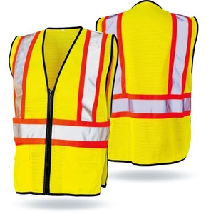 Cheap Outdoor <b>Construction</b> Reflective Safety Vest Jacket Personal Safety <b>Construction</b> Hi Vis Security Reflective Clothing - Product Image 1