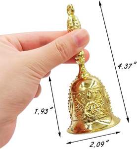 Clochettes en laiton pour artisanat et décoration, son doux, clochettes suspendues, son clignotant pour décoration festive - Product Image 3