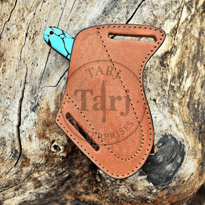 Cuchillo de Caza Industrial de Hoja Fija de Acero D2 Hecho a Mano por TARJ ENTERPRISES, Alta Durabilidad, Filo Recto, Funda de Cuero (3 Años de Garantía) - Product Image 6