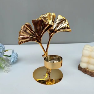 Wholesale customizable steel floral candle holders suitable for use with scented and <b>decorative</b> candles - Product Image 5
