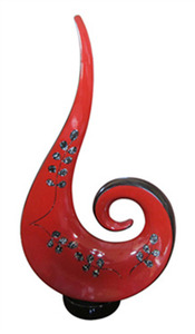 Sculpture en laque en gros, sculpture abstraite en laque de haute qualité, accents décoratifs, décorations faites à la main du Vietnam - Product Image 5