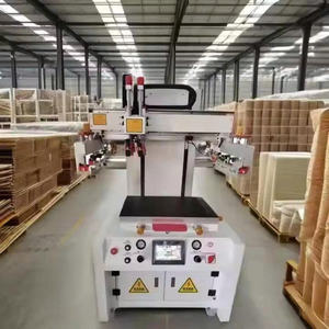 Imprimante à écran plat automatique HH-4060 comme neuve avec écran tactile PLC amélioré pour les tâches d'impression de surface de matériaux en carton et tubes - Product Image 2