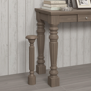 Solid Wood Furniture <b>Legs</b> Collection for Sofa Cabinet <b>Table</b> Bed Durable Replacement with Carved Detail and Smooth Natural Finish - Product Image 4