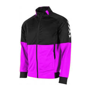 Blouson de sport pour homme à blocs de couleur, col montant, fermeture éclair, coupe-vent, en polyester, pour l'automne, coupe droite - Product Image 4