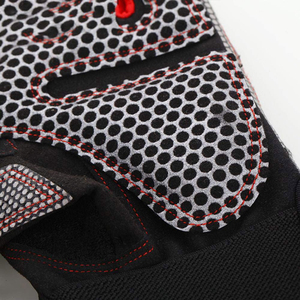 Half Finger Gym <b>Gloves</b> Mesh Palm Breathable Adjustable Wrist Strap Unisex Fitness Training - Product Image 6
