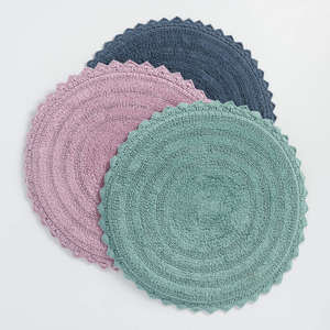 Tapis de bain ultra doux 100% coton, épais, très absorbant, séchage rapide et durable, pour la maison, l'hôtel et le spa. - Product Image 6