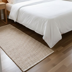 Tapis de cuisine moderne antidérapant, résistant à la saleté, personnalisable, lavable, avec envers en caoutchouc, épaisseur moyenne, en polyester, fabriqué à la machine pour la maison - Product Image 4