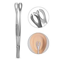 Pince de positionnement pour piercing corporel, pince hémostatique, pince de maintien nasal