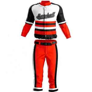Wholesale <b>Custom</b> Logo-Color & Design Men's Baseball <b>Uniform</b> Breathable 100% Polyester High Quality Baseball <b>Uniforms</b> - Product Image 4