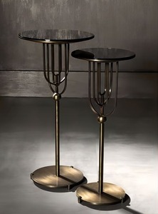 Table basse en fer doré, plateau en métal minimaliste, meubles de salon faits à la main, design moderne M.F. Modèle d'exportations internationales - Product Image 2