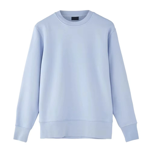 Sudadera de Cuello Redondo para Hombre, Otoño, Forrada con Felpa, Tejida, Transpirable, de Secado Rápido, Ecológica, 100% Algodón, Personalizable - Product Image 2
