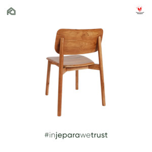 KLOPS LIVING Premium Solid Teak Modern Dining <b>Chair</b> Commercial Furniture Indoor/Outdoor Use Living Room <b>Bedroom</b> Hotels Villas - Product Image 4