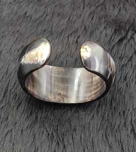 Handmade Polished Eco-Friendly Buffalo Horn <b>Cuff</b> Bangle Bohemian Style - Product Image 6