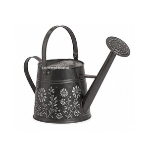 Regadera Galvanizada con Diseño Floral para Jardinería, Duradera, para el Cuidado de Plantas en Exteriores - Product Image 3