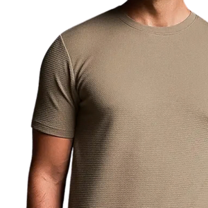 T-shirt col rond coupe classique pour homme, manches courtes, décontracté, personnalisable, en jersey de coton, pour usage quotidien, basique, vente en gros, OEM - Product Image 6