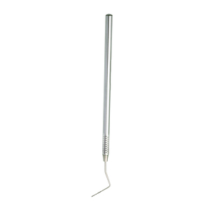เครื่องมือผ่าตัดทางทันตกรรม GDC Moon Dental Explorer Probe แบบปลายเดียว ใช้ซ้ำได้ คุณภาพใหม่ ได้รับการรับรองมาตรฐาน CE ด้ามจับแบบมีลายกันลื่น สีเงิน - Product Image 2