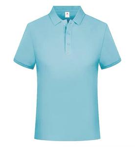 Chemise décontractée pour homme de haute qualité, 180g, 100% coton jersey tricoté, unie, anti-boulochage, manches courtes, uniforme de bureau, logo personnalisé - Product Image 1