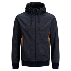 Sweat-shirts à capuche unisexes personnalisés avec logo, doublés, en maille respirante polyester/coton, fermeture éclair intégrale, sublimation, colorés, pour hommes et femmes - Product Image 2