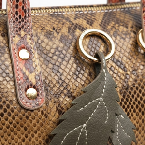 Bolso de Cuero Genuino para Mujer con Correa para el Hombro |   Bolso de Mano de Lujo Hecho a Mano con Borla |   Bolso de Cuero de Dos Tonos de Primera Calidad |   2026 - Product Image 3