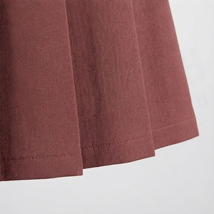 Minifalda plisada para mujer, color sólido, cintura regular, tejida, estilo para todas las estaciones - Product Image 6