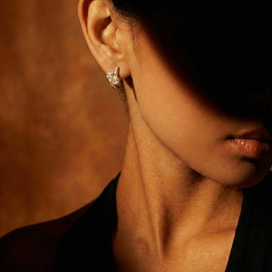 Pendientes de Diamantes Creados en Laboratorio con Corte Pera Brillante de 0.99Ct, Oro de 14K, Joyería Única, Elegante y Ligera para Venta al por Mayor - Product Image 1