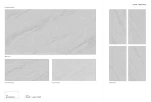 กระเบื้องพอร์ซเลน Luxuryx Punch Luster Porsh ขนาด 600x1200 มม. สำหรับปูพื้นและผนัง โครงการตกแต่งภายในหรูหราและเชิงพาณิชย์ - Product Image 5