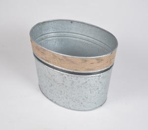 Grande boîte ovale créative en fer galvanisé faite à la main de quantité minimale de commande bas Fabricant de baignoire en sperme Vente en gros directe d'usine - Product Image 2