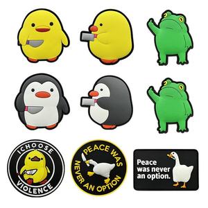 Custom Eco Friendly PVC Safari <b>Animal</b> Patch Soft Rubber Iron On Cartoon Badge for Clothing Hats Bags Backpack DIY Decorative - Product Image 5