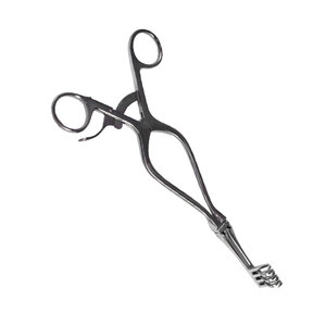 Retracteur Cérébellaire Auto-Retenu Adson en Acier Inoxydable 4x4 à Pointes Aiguisées avec Poignée Anneau et Cliquet pour Usage Médical et Chirurgical en Hôpital - Product Image 5