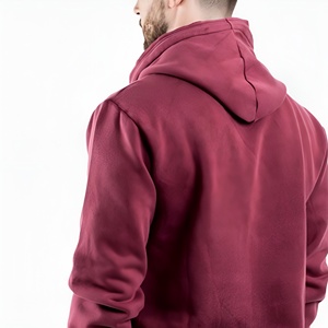 Sudadera con Capucha de Forro Polar para Hombre, Estilo Casual Urbano, Corte Holgado, Conjunto Deportivo, Venta al por Mayor OEM, Ropa de Invierno - Product Image 3