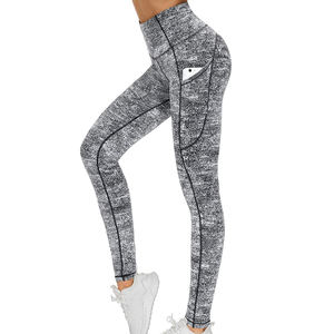 Leggings de yoga personalizados con cintura alta, pantalones de yoga push-up para mujer, mallas de gimnasio, ropa de entrenamiento y running. - Product Image 1